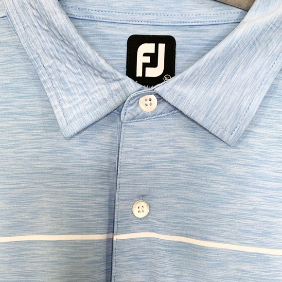 FootJoy Mens Blue Golf Shirt Size XL Moorpark Country Club Excellent Condition! - Picture 7 of 8